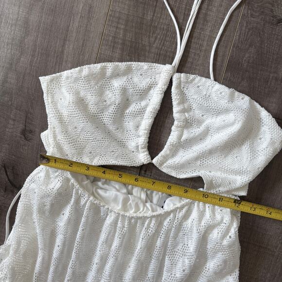 Hello Molly Been Good Maxi Dress White US 4 - Picture 8 of 12